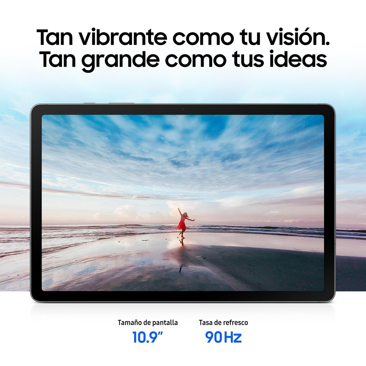 Samsung Galaxy Tab S10 Lite 128 GB - Tablet con IA, Incluye S Pen, 6 GB Memoria, Pantalla 10,9", Batería de Larga Duración, Color Gris, Garantía del Fabricante 3 Años + 1 Año Extra (Versión Española)