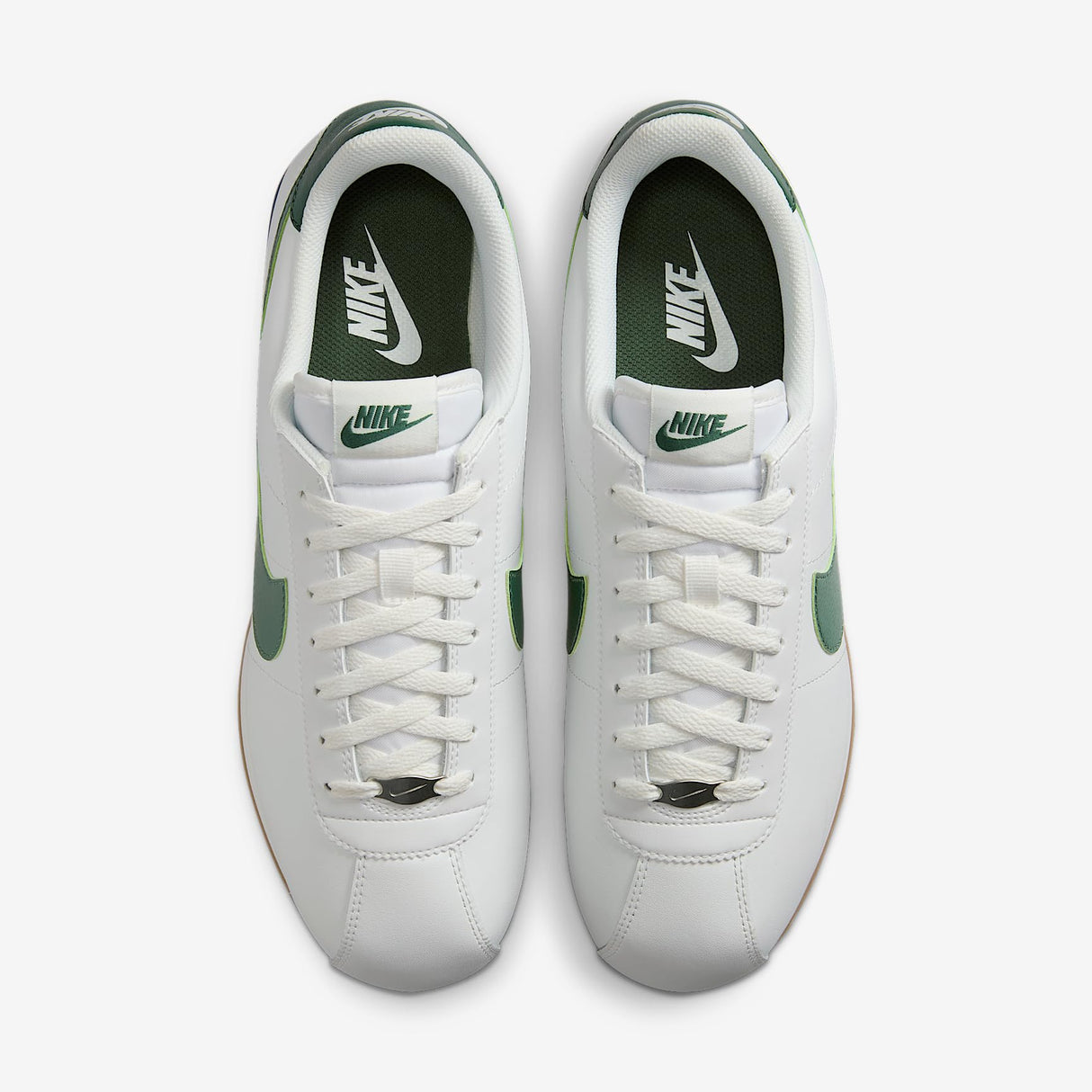 Nike Cortez, Zapatillas Hombre, Summit White/Fir/Midnight Navy, 42.5 EU