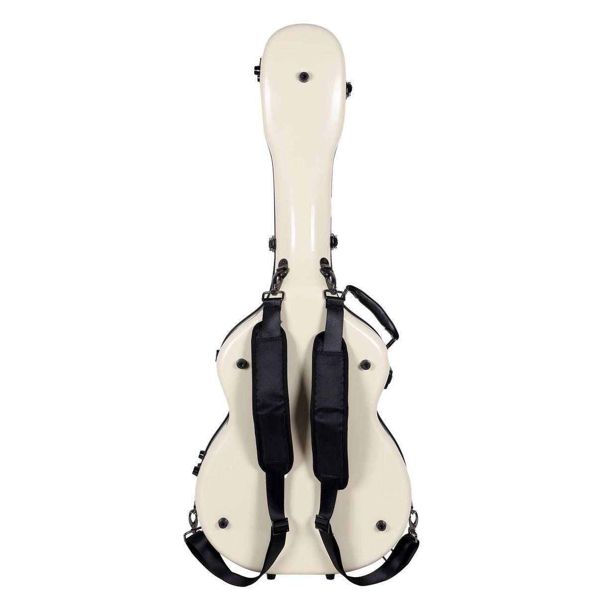 Crossrock Funda de Fibra de Vidrio de Lujo para Guitarra OM, Martin 000 - pestillo TSA (CRF2021OMIV)