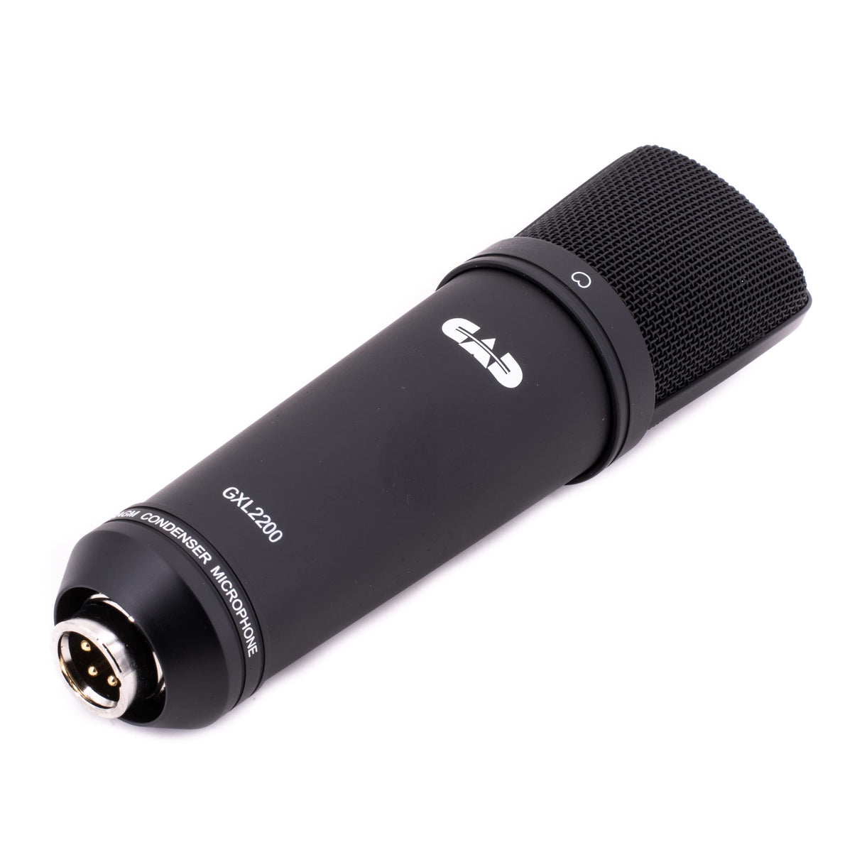 CAD Audio micrófono de condensador de diafragma grande para grabaciones de estudio (XLR, alimentación fantasma de 48V, diafragma de 1 pulgada, impedancia de 75 OHM, 30 Hz - 20 KHz), plata