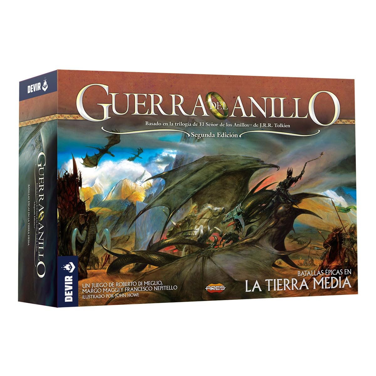 Devir - Guerra del Anillo, Guerreros de la Tierra Media, Juego de Mesa, Juego de Mesa de Estrategia, Juego de Mesa para Expertos (BGUERRA)