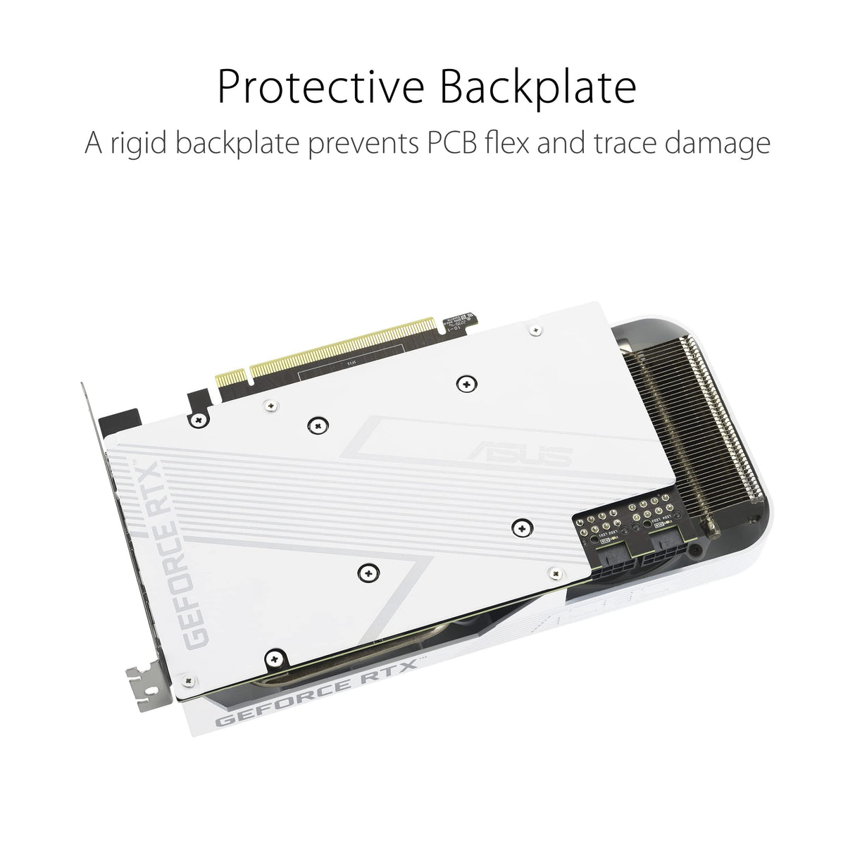 ASUS Dual NVIDIA GeForce RTX 3060 Ti White OC Edition - Tarjeta Gráfica (PCIe 4.0, 8GB GDDR6X, HDMI 2.1, DisplayPort 1.4a, diseño de 2 ranuras, Axial-tech, tecnología 0dB)