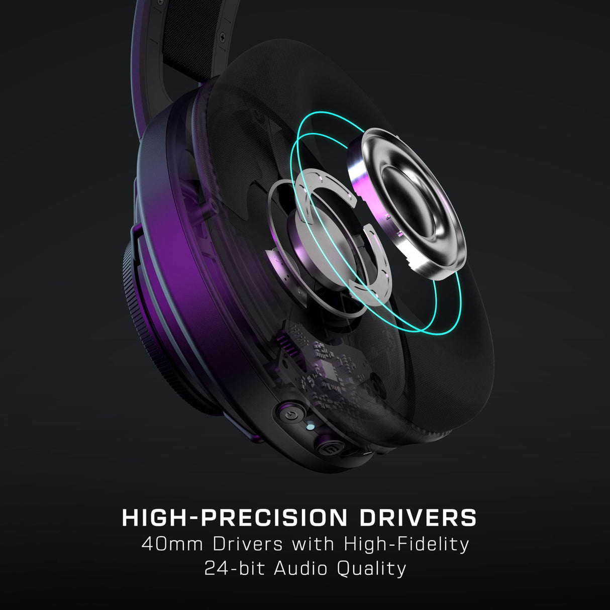 Turtle Beach Atlas Air Auriculares de Juego Abiertos Inalámbricos para PC, PS5, PS4 y Móviles equipados con Bluetooth