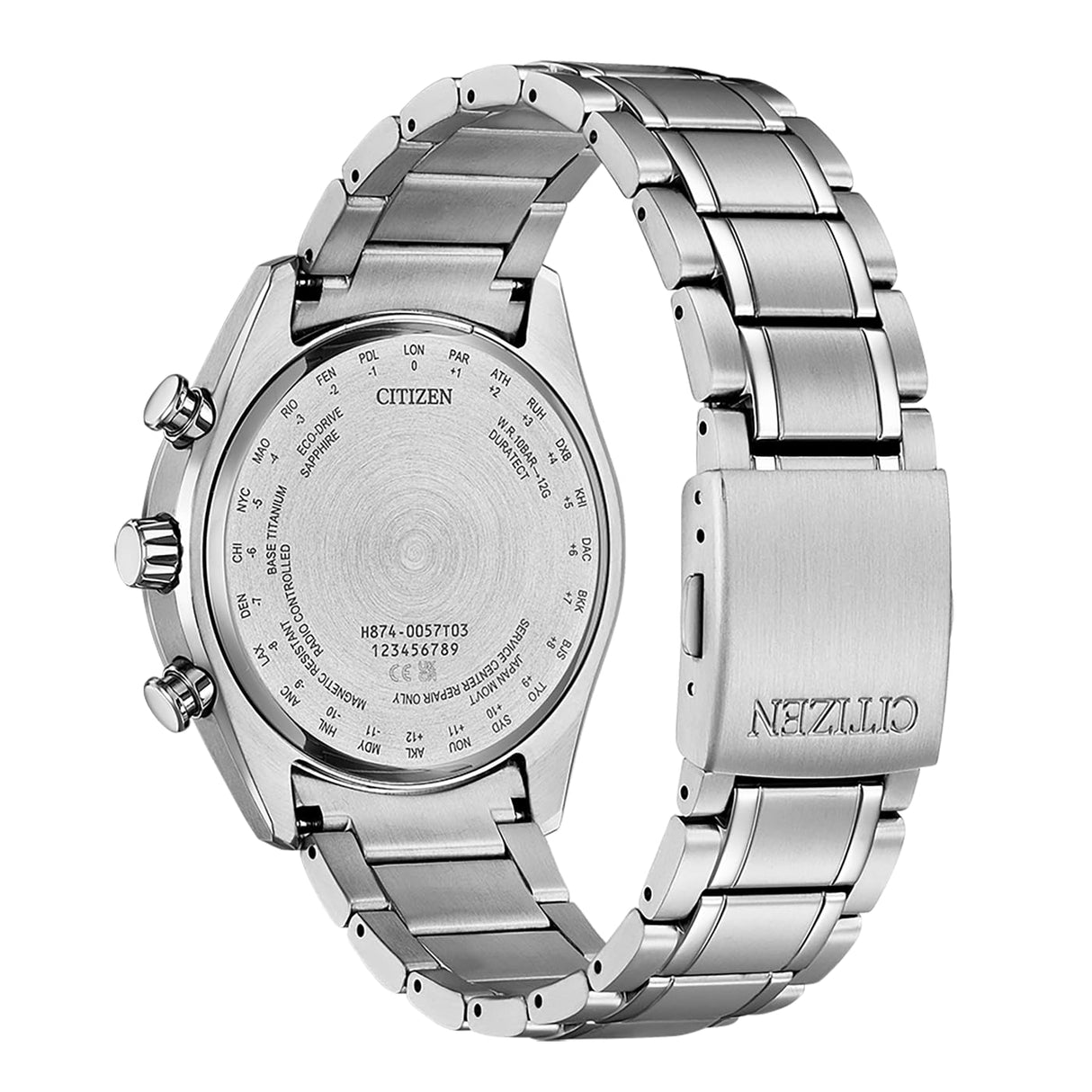CITIZEN Reloj Multiesfera para Hombres de con Correa en Titanio BY1010-81L