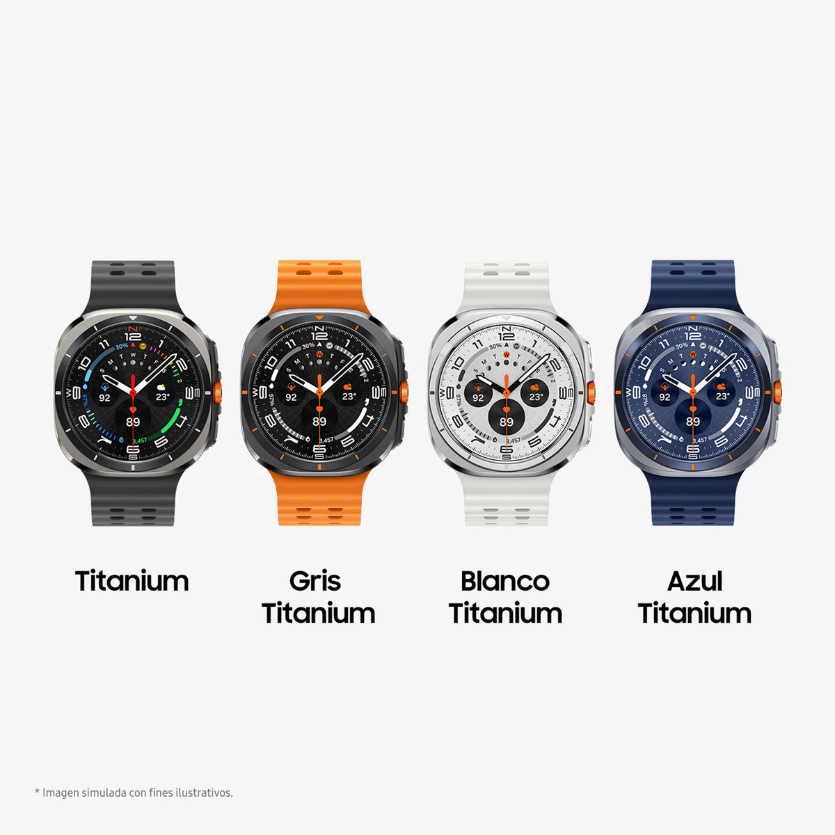 Samsung Galaxy Watch Ultra 2025 47mm - Smartwatch LTE con IA, Titanio, Botón Personalizable, Control de Salud, Garantía del Fabricante 3 Años + 1 año Extra, Blanco Titanio (Versión española)