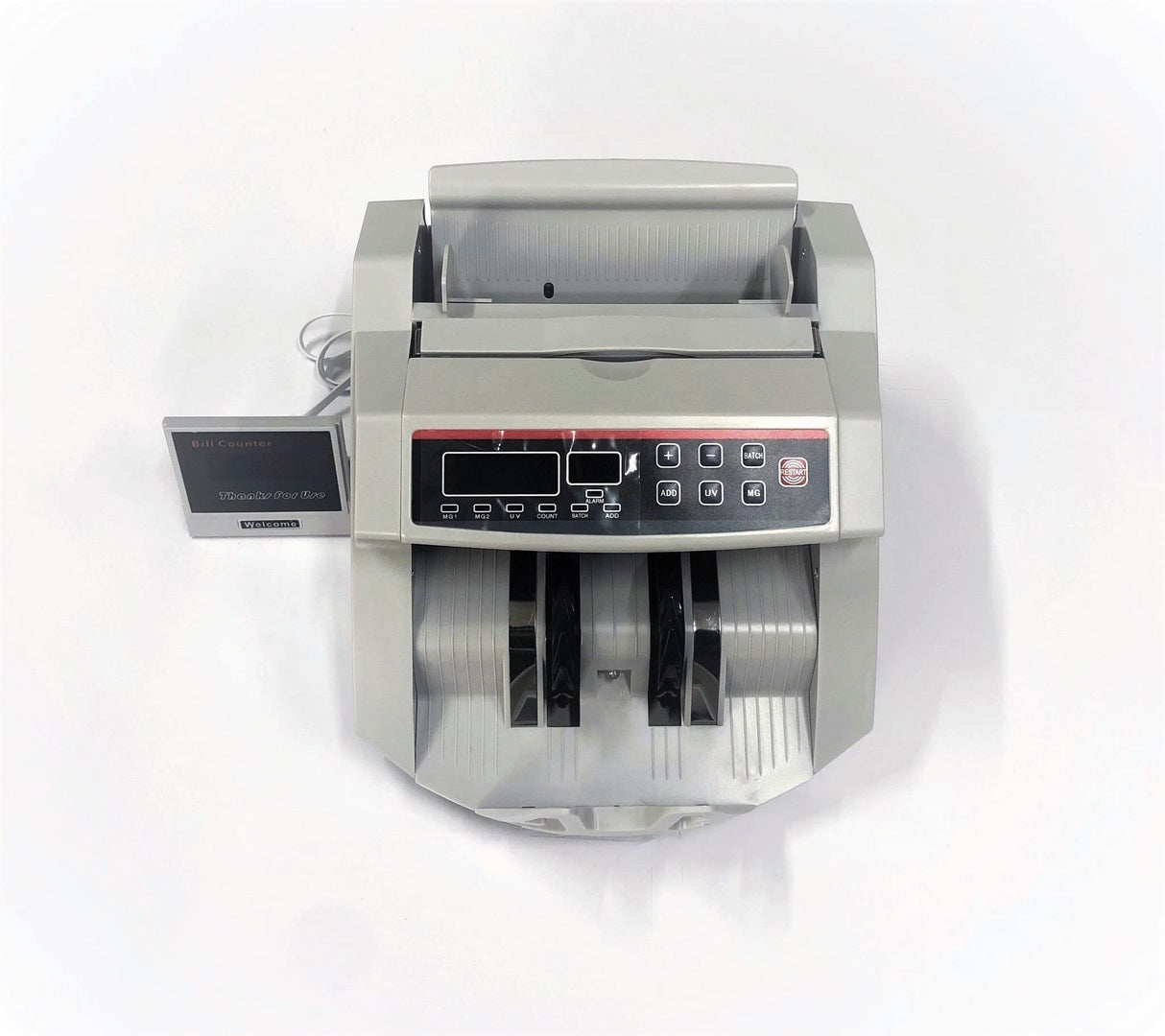 TEMPO DI SALDI Contador de billetes profesional con detector de billetes falsos y 2 pantallas LED