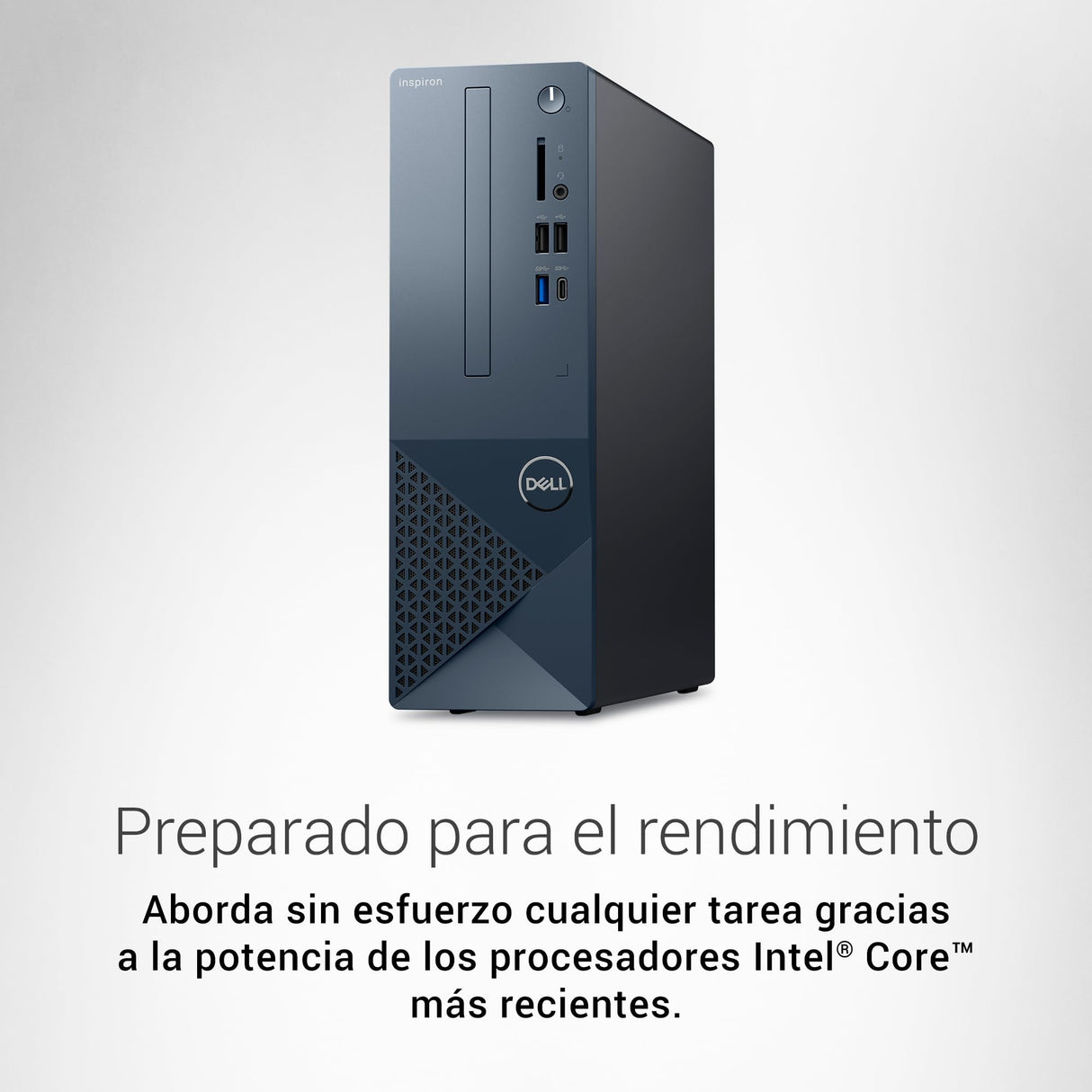Dell Inspiron Small Desktop 3030S Processador Intel Core i5 14400, 16GB RAM, 512GB SSD, UHD Graphics 730, Windows 11 Home - Mist Blue