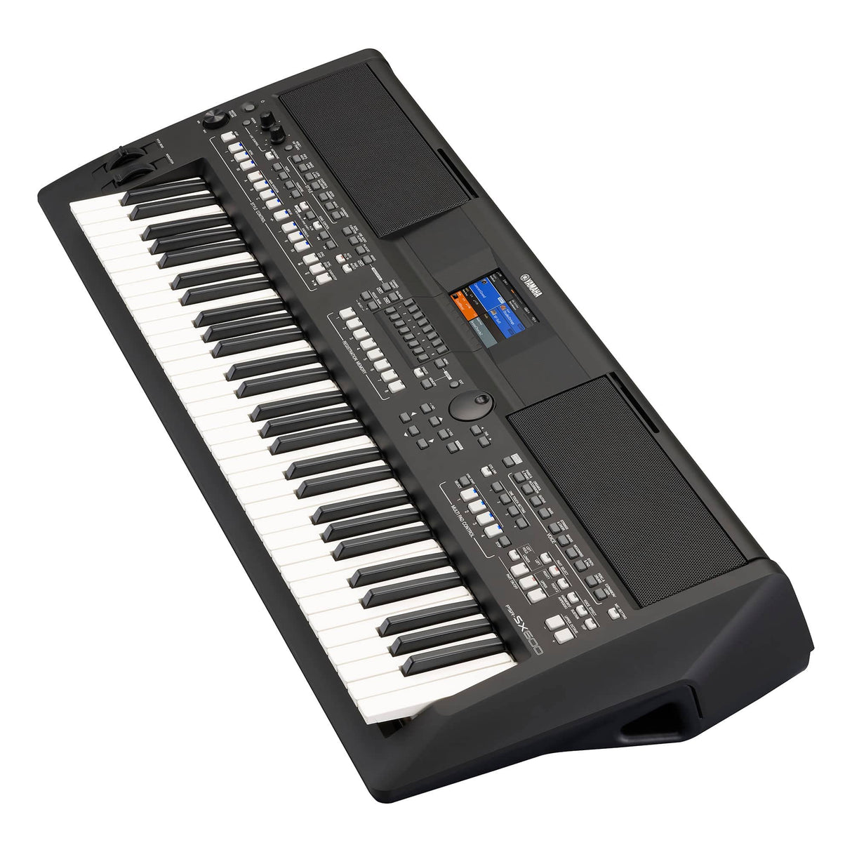 Yamaha PSR-SX600 Digital Keyboard - Teclado digital de calidad para las workstations con 850 voces de instrumentos auténticos y estilos de DJ, 61 teclas sensibles a la pulsación, en negro