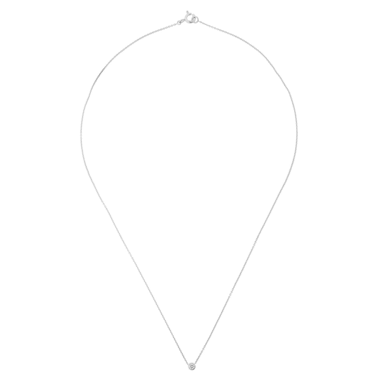 Orphelia Collar con colgante Mujer oro blanco - KD-2033