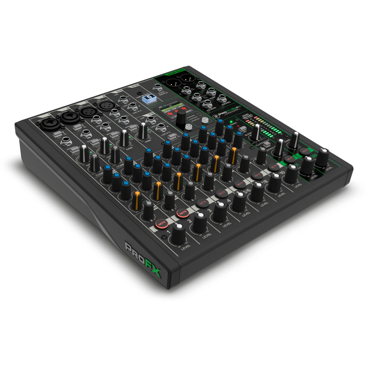 MACKIE ProFX10v3+ Mezclador Analógico de 10 Canales con Efectos Mejorados, Modos de Grabación USB y Bluetooth
