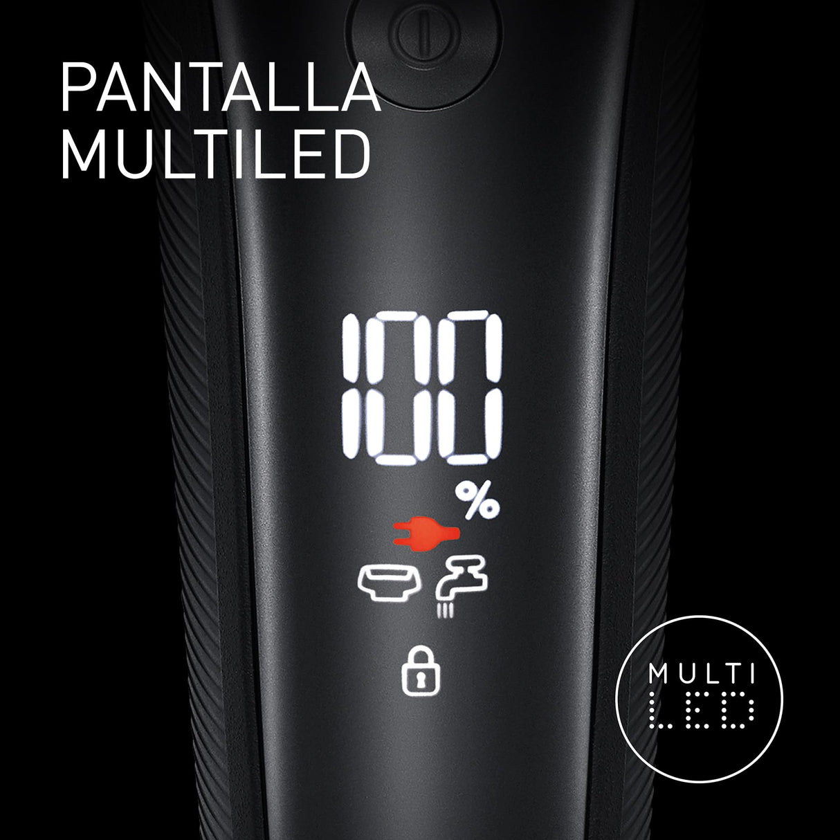 Panasonic Series 900+ ES-LS9A Afeitadora Eléctrica De 6 Hojas En Seco Y Húmedo Para Hombres, Afeitadora Eléctrica Con Sensor De Barba Sensible, Limpieza Automática Y Sistema De Carga