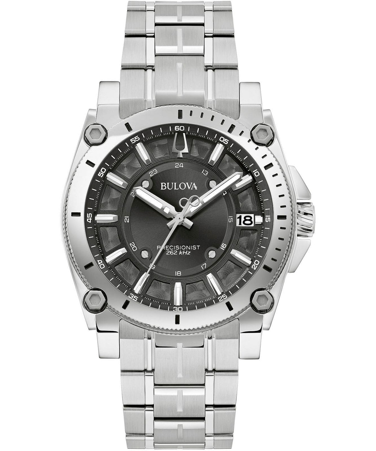 Bulova Reloj Analógico para para Hombre de Cuarzo con Correa en Acero Inoxidable 96B417
