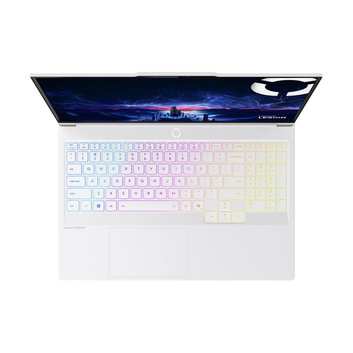 Lenovo Legion 7 Gen 10 – Portátil Gaming IA 16" OLED (Intel Core Ultra 7 255HX, NVIDIA GeForce RTX 5060, 240Hz, 32GB RAM, 1TB SSD, Wi-Fi7, Sin Sistema Operativo) QWERTY RGB Español - Blanco Glaciar