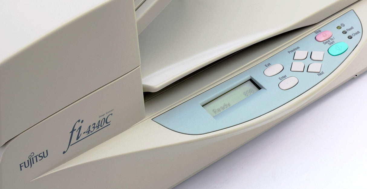 Fujitsu FI-4340C - Escáner (210 x 297 mm, 600 x 600 dpi, 24 bit, Flatbed & ADF, CCD, 100 Hojas)