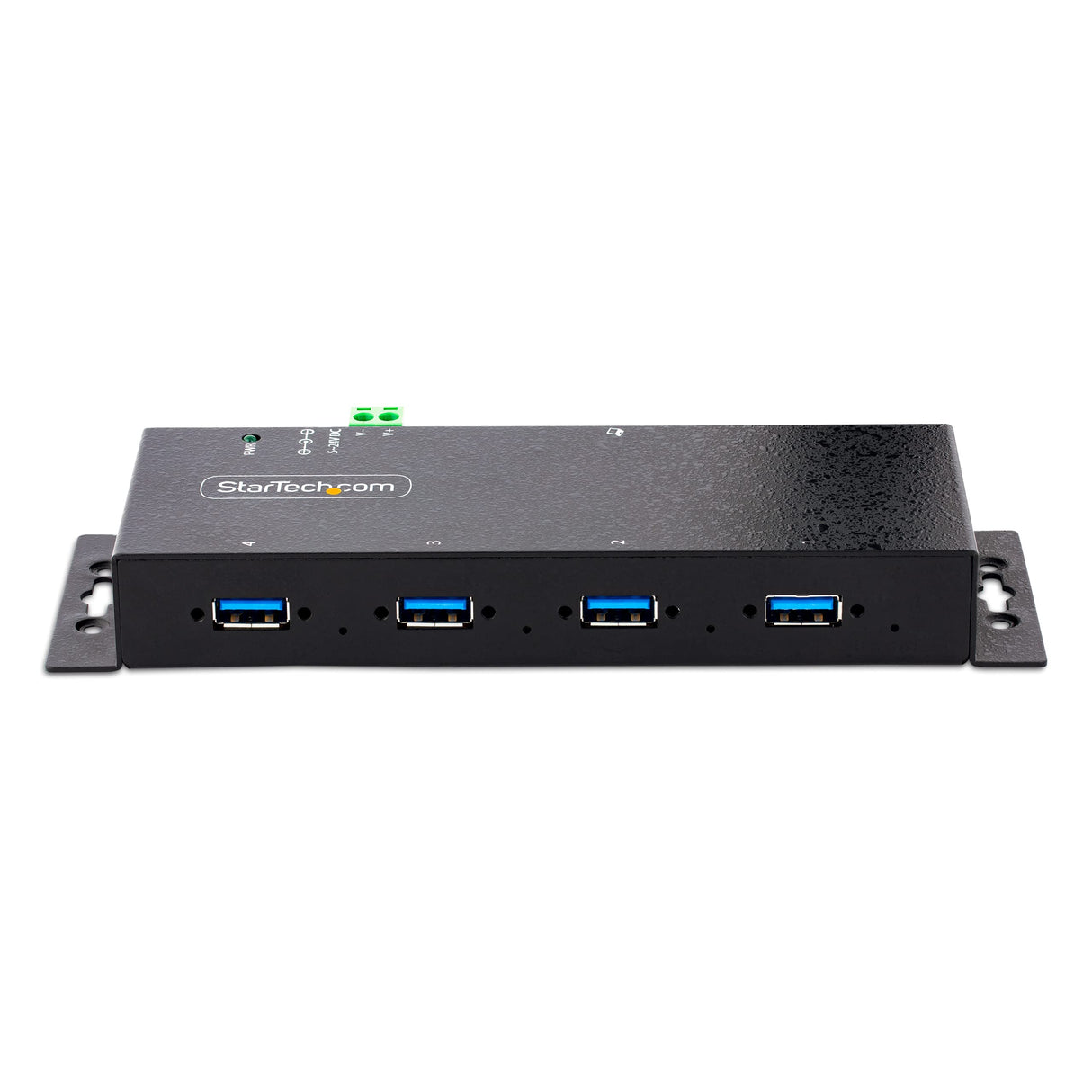 StarTech 4-Port Industrial USB 3.0 Hub - 5Gbps, ESD and surge protection - Robust metal housing