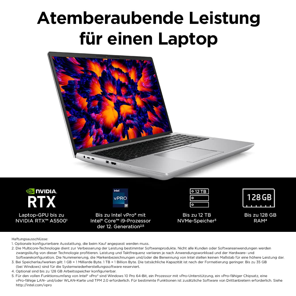 HP ZBook Fury 16 G9 i9 32 N W11P 62U62EAABD