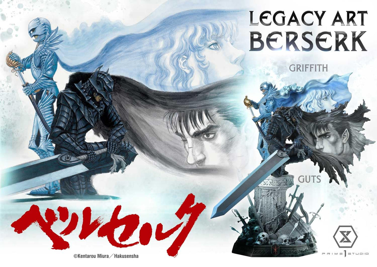 Prime 1 Studio Berserk Legacy Art Kentaro Miura Statue Statuette 1/6 Griffith 56 cm