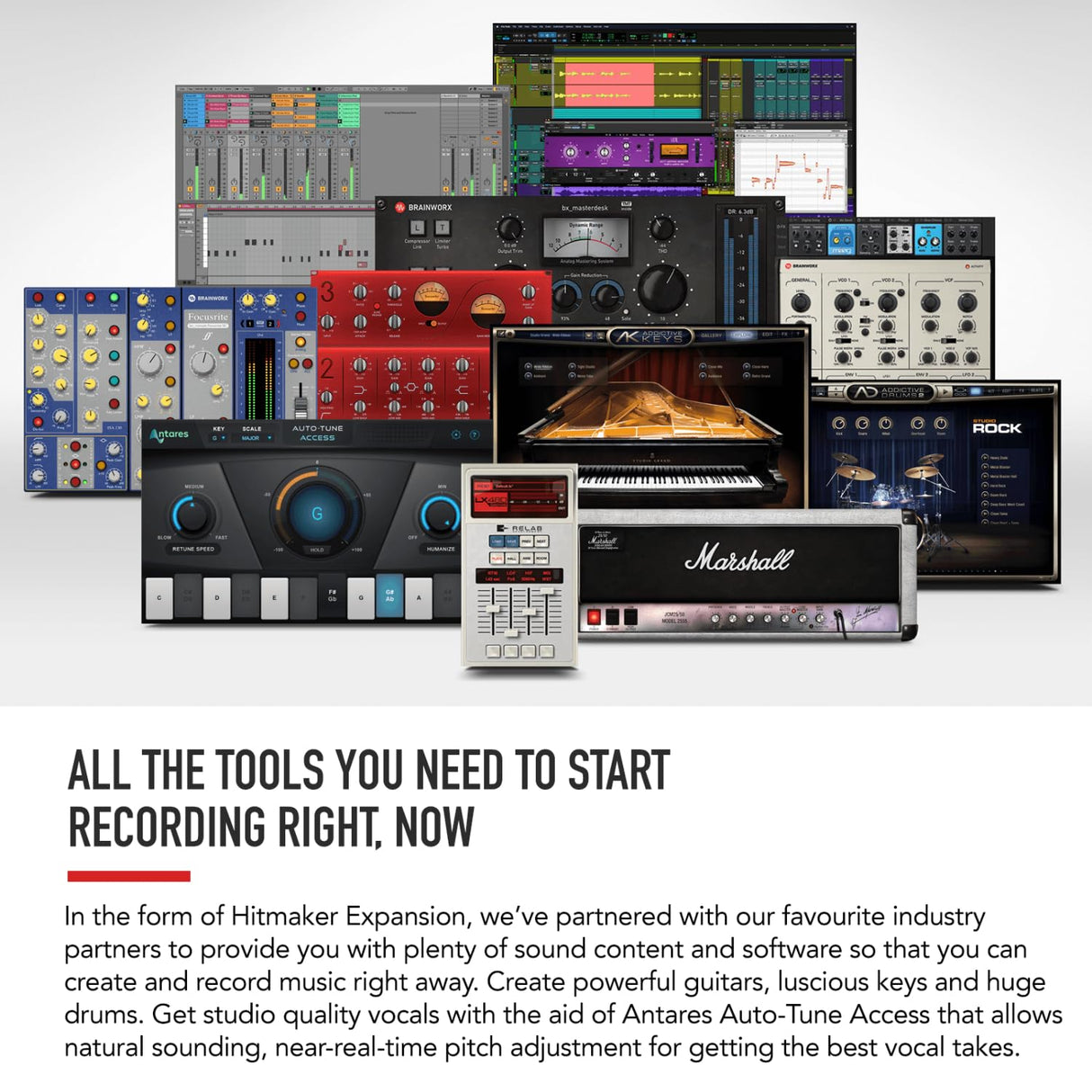 Interfaz de audio USB Scarlett 18i20 de 3.ª gen. de Focusrite para grabar, producir y diseñar. Alta fidelidad, grabación de estudio y reproducción clara
