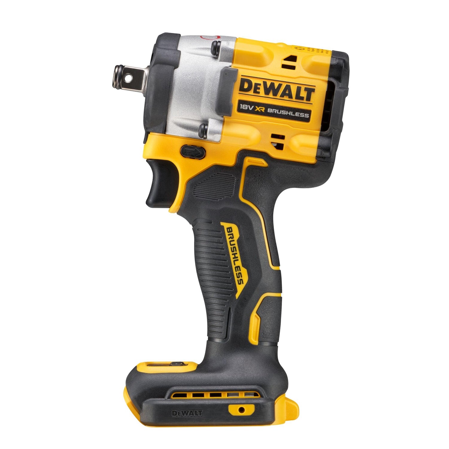 DEWALT 18V XR Llave de impacto compacta inalámbrica sin escobillas de 1/2" Hog Ring, desnuda, DCF921N-XJ