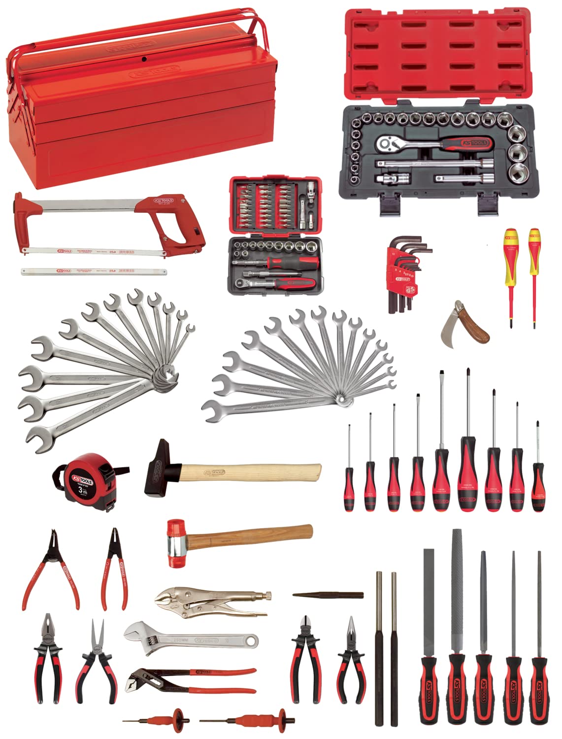 KS Tools 911.0149 Composición de 149 herramientas para mecánica general
