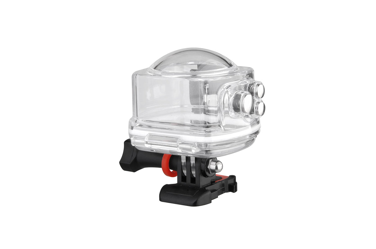 NK Cámara de Acción - Cámara Deportiva 360º con Gran Angular, 8 MP, Carcasa Waterproof, Palo de Selfie y Control Remoto invluido, WiFi, Full HD 1080p, LCD 2in (Color Negro)