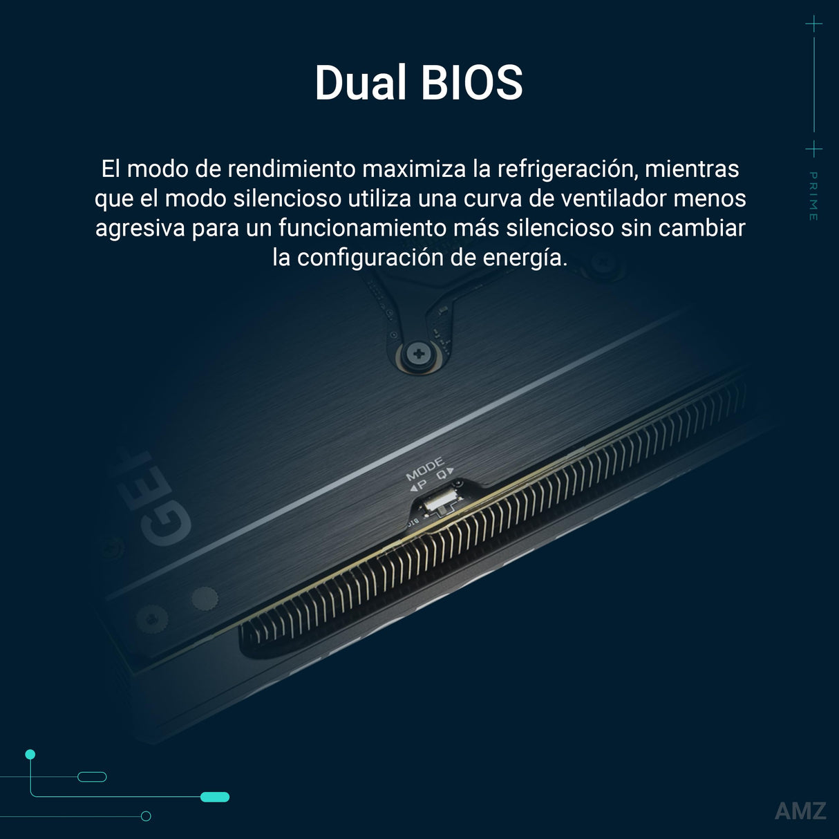 ASUS Prime GeForce RTX 5070 12GB GDDR7 - Tarjeta gráfica SFF-Ready (PCIe 5.0, 12GB GDDR7, HDMI/DP 2.1, 2.5 Ranuras, Ventiladores Axial-Tech, Dual BIOS)