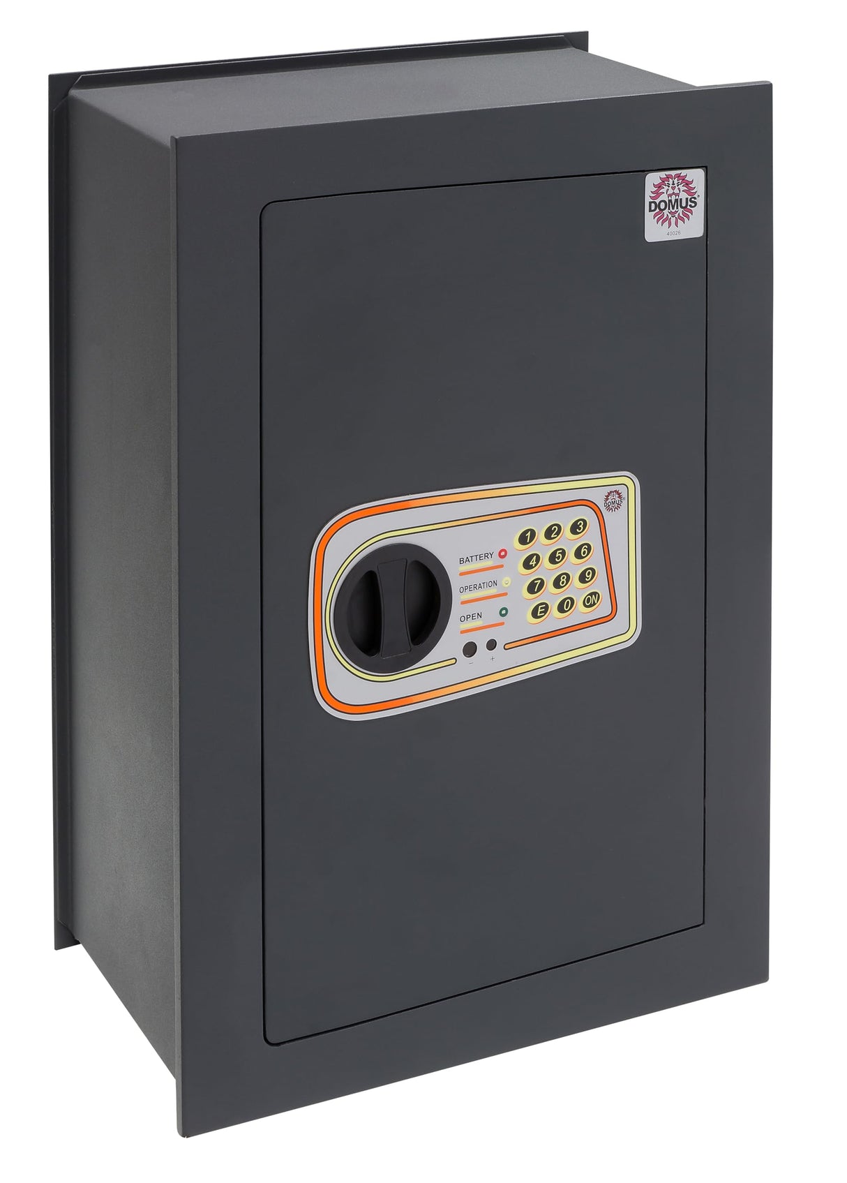 ARREGUI Logica D-DL/7 Caja fuerte de empotrar a pared con cerradura de codigo electronico | Caja de Seguridad para casa y hogar | Fácil de instalar | 27 L | 52 x 36 x 22 cm
