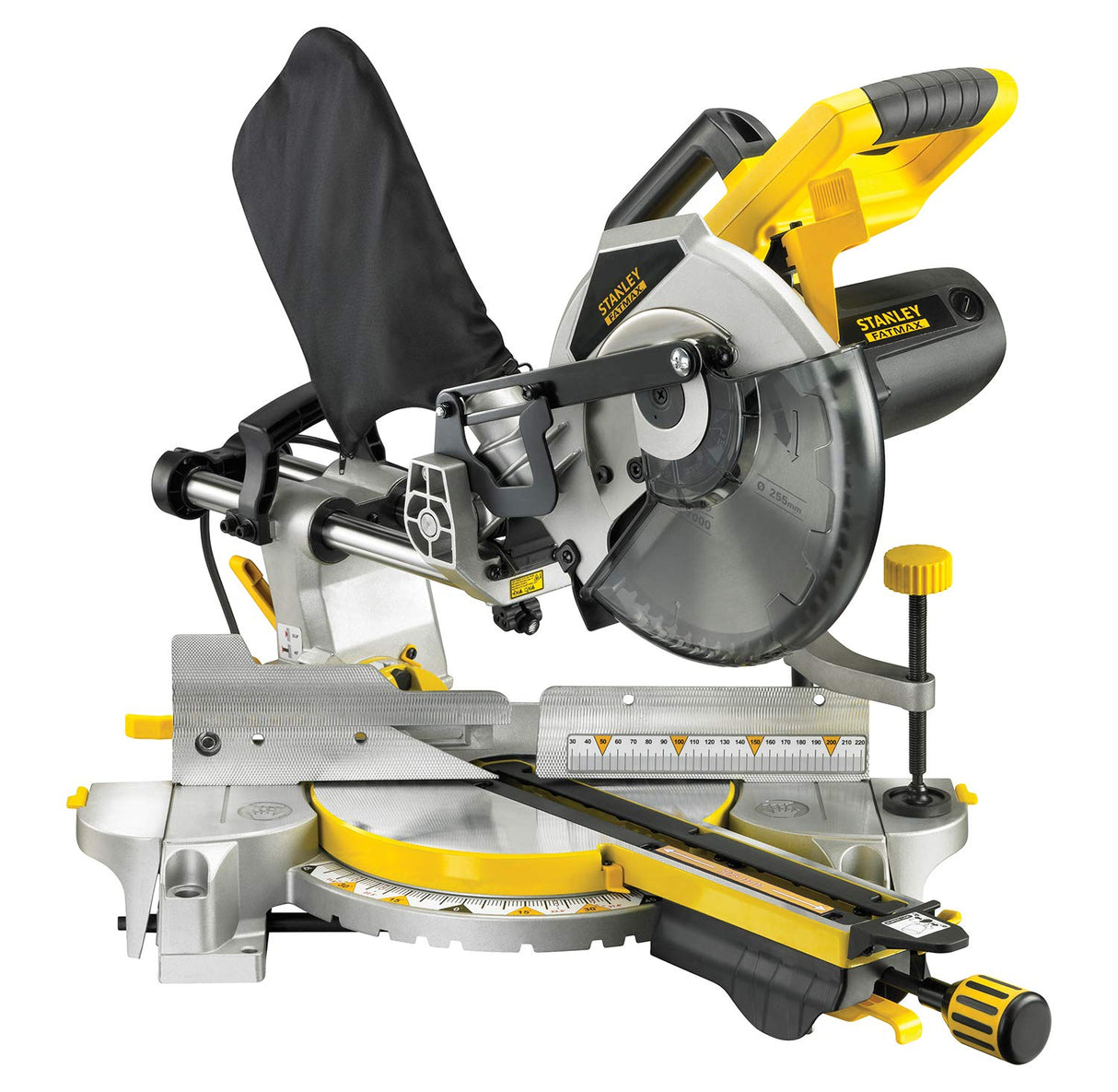 STANLEY FATMAX FME720-QS - Ingletadora telescópica 2.000W, Ø disco 255mm, bisel 47°