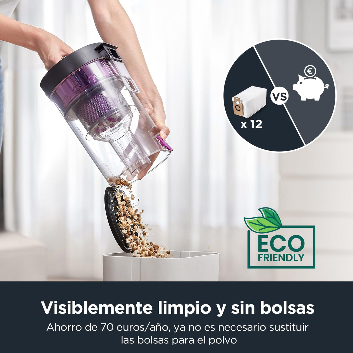 Eureka NERE10s Robot Aspirador y Fregasuelos con Vaciado automático de Polvo,Aspirador Robot 4000 Pa,Autonomía 180 min,Detección Obstáculos Navegación LiDAR,App Control para moquetas y Suelos Duros