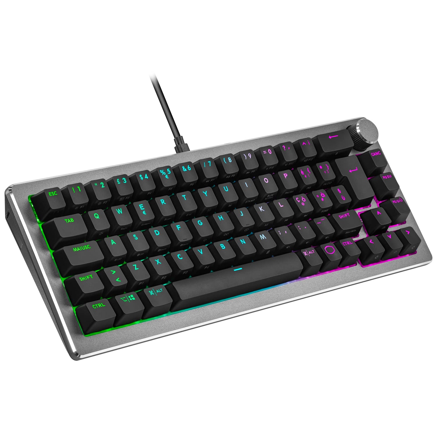 Cooler Master CK720 Teclado mecánico para Juegos, interruptores Red Kailh, QWERTY - IT