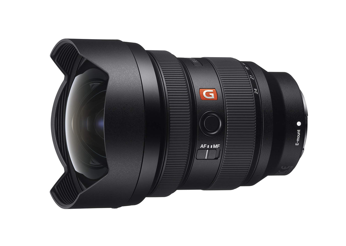Sony SEL1224GM - Objetivo Ultra Gran Angular (12-24 mm, F2.8, Formato Completo, Compatible con Las Series A9 y A7, E-Mount, Premium) color negro