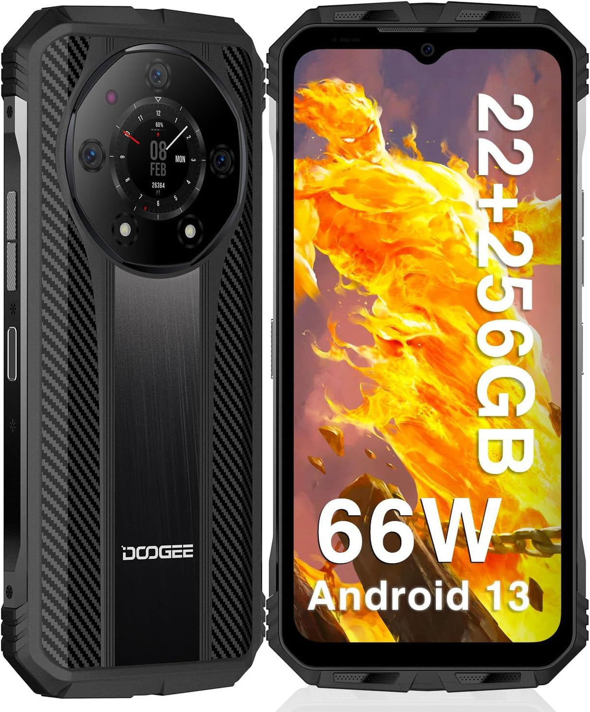 Doogee S110 12GB/256GB Negro - Teléfono móvil Rugged Marca