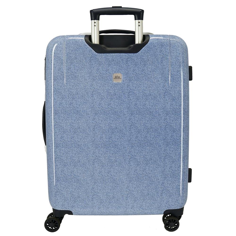 Joumma Disney Stitch You Are Magical Maleta Mediana Azul 46x65x23 cms Rígido 3 kgs Cierre de combinación Lateral ABS 3 kgs 56LExtensible