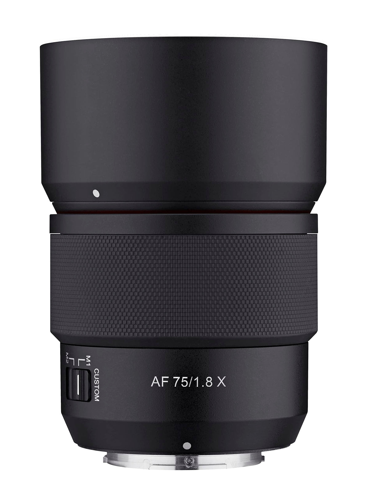 Samyang Teleobjetivo Compacto F1.8 AF APS-C de 75 mm para Fuji X (SYIO75AF-FX)