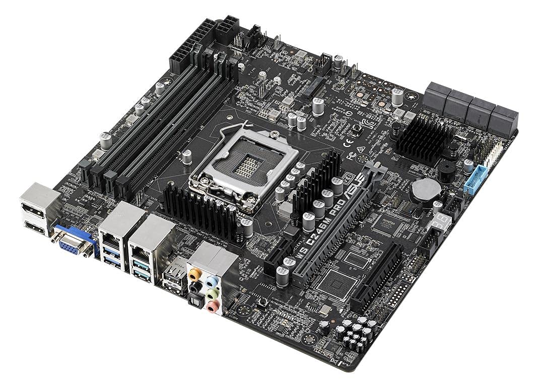 ASUS WS C246M Pro LGA 1151 (Zócalo H4) Intel C246 Micro ATX - Placa Base (DDR4-SDRAM, DIMM, 2133,2400,2666 MHz, Dual, 64 GB, 64 GB)