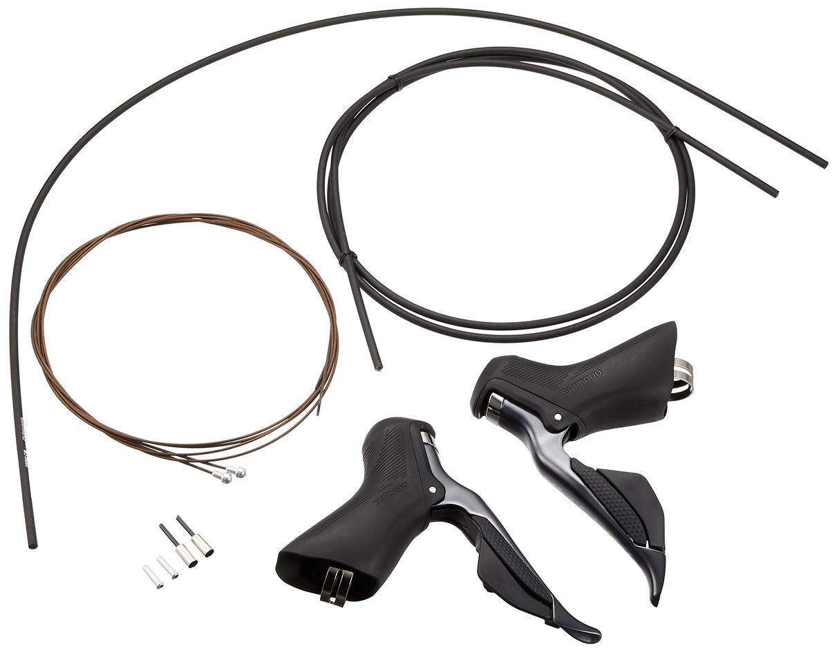 Shimano Ultegra Di2 Palanca de Cambio/Freno, Adultos Unisex, Negro/Plata, Talla única