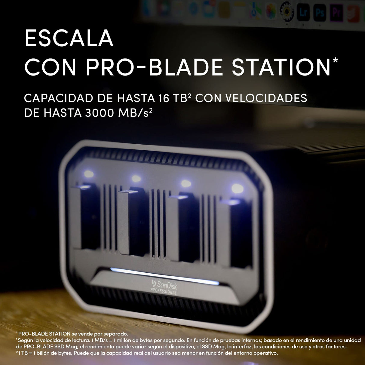 SanDisk Professional PRO-BLADE 4 To SSD Mag jusqu'à 3000Mo/s