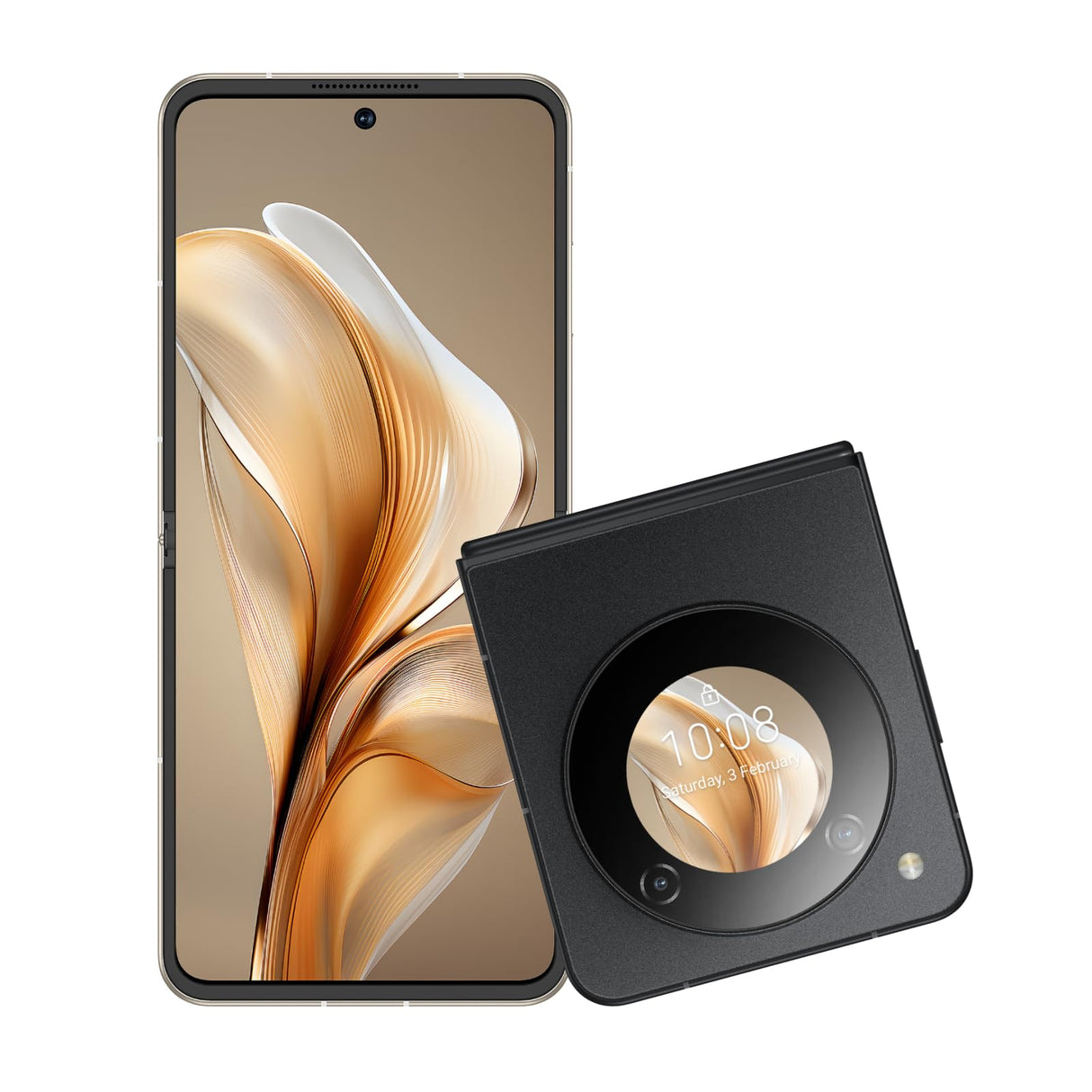 nubia Flip 5G Smartphone Desbloqueado: teléfono móvil Plegable con Pantalla Dual, cámara Dual AI de 50 MP, Snapdragon 7 Gen1, 4310 mAh, Carga rápida de 33 W, teléfono Android de Bolsillo para jóvenes