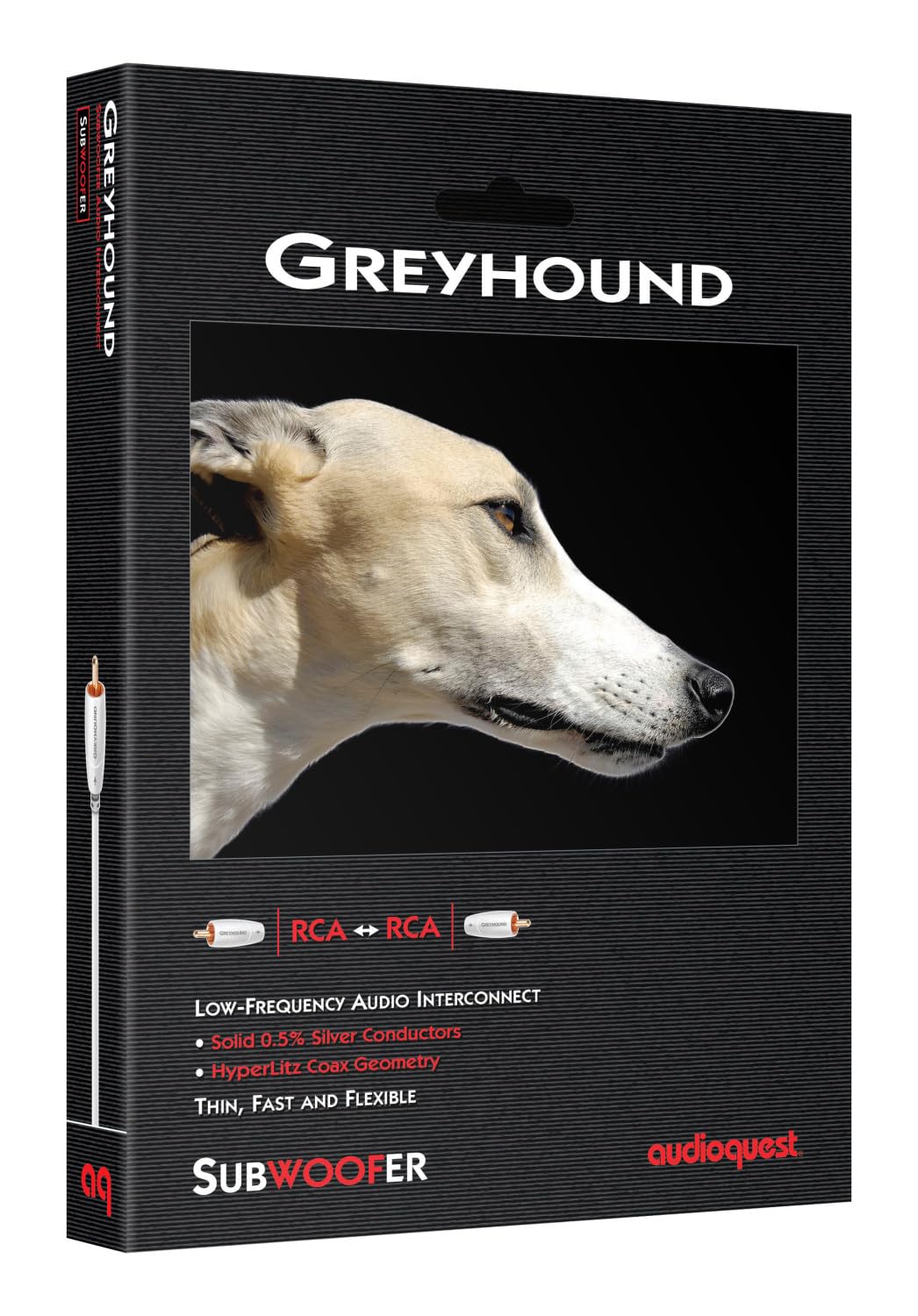 AudioQuest Cable para subwoofer modelo Greyhound 5 metros