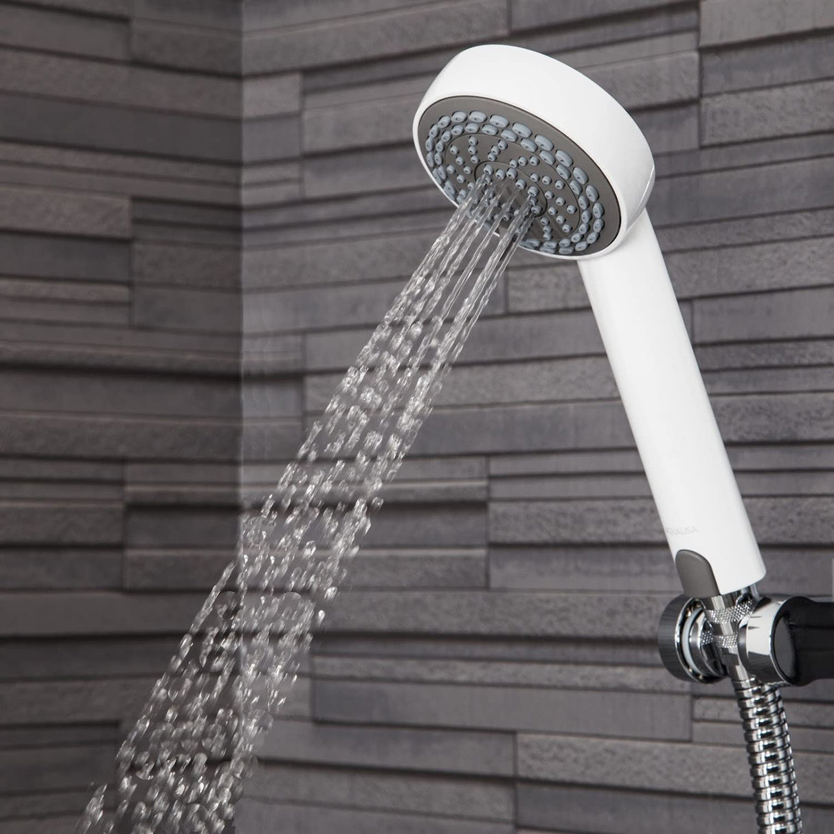 Aqualisa Aquastream Termo - Ducha con cabezal ajustable - Blanco
