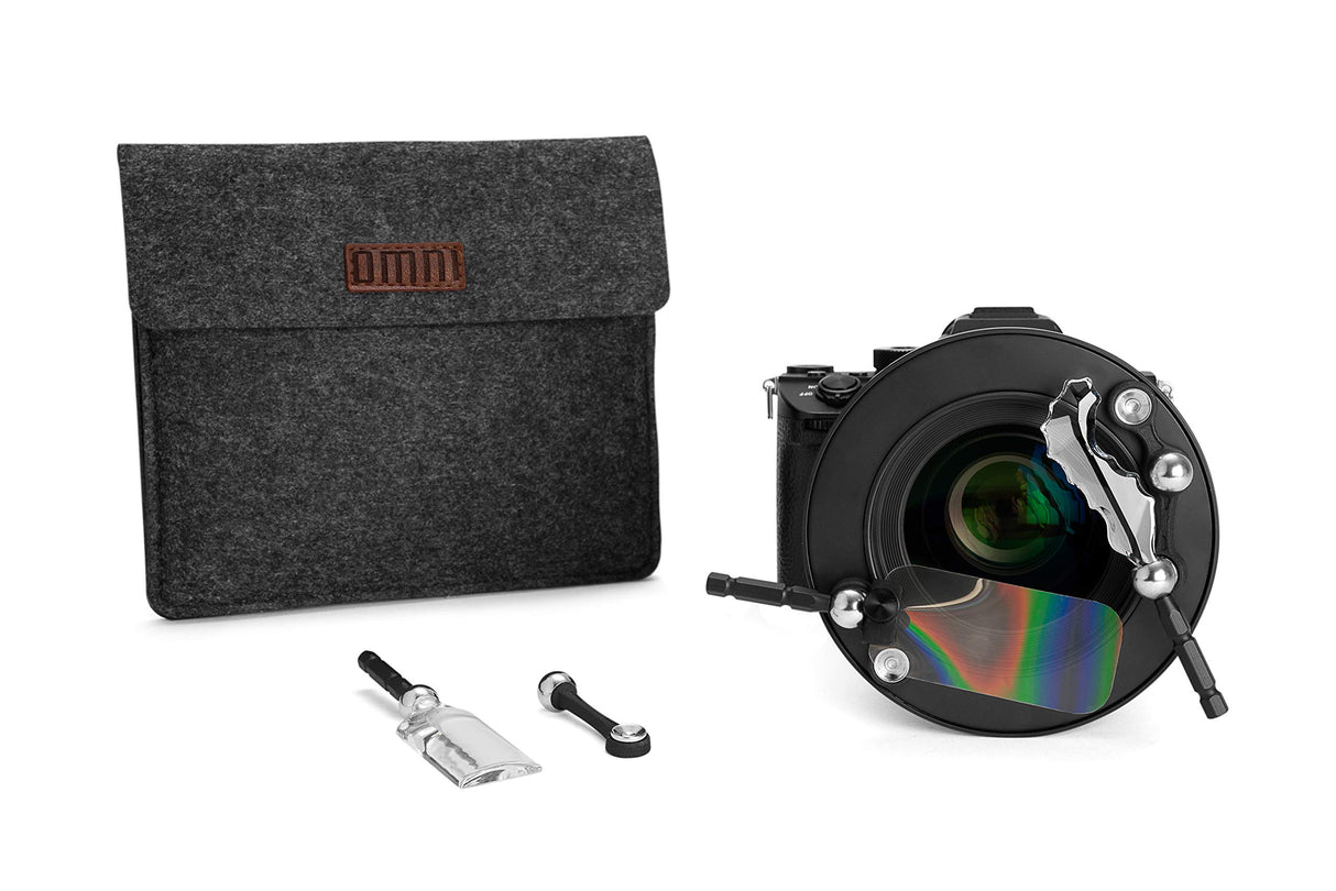 LensBaby - Omni - Sistema de Filtro Grande para tamaños de Filtro de 62 mm a 82 mm - Crear Efectos - Funciona con Sus Lentes existentes. Negro