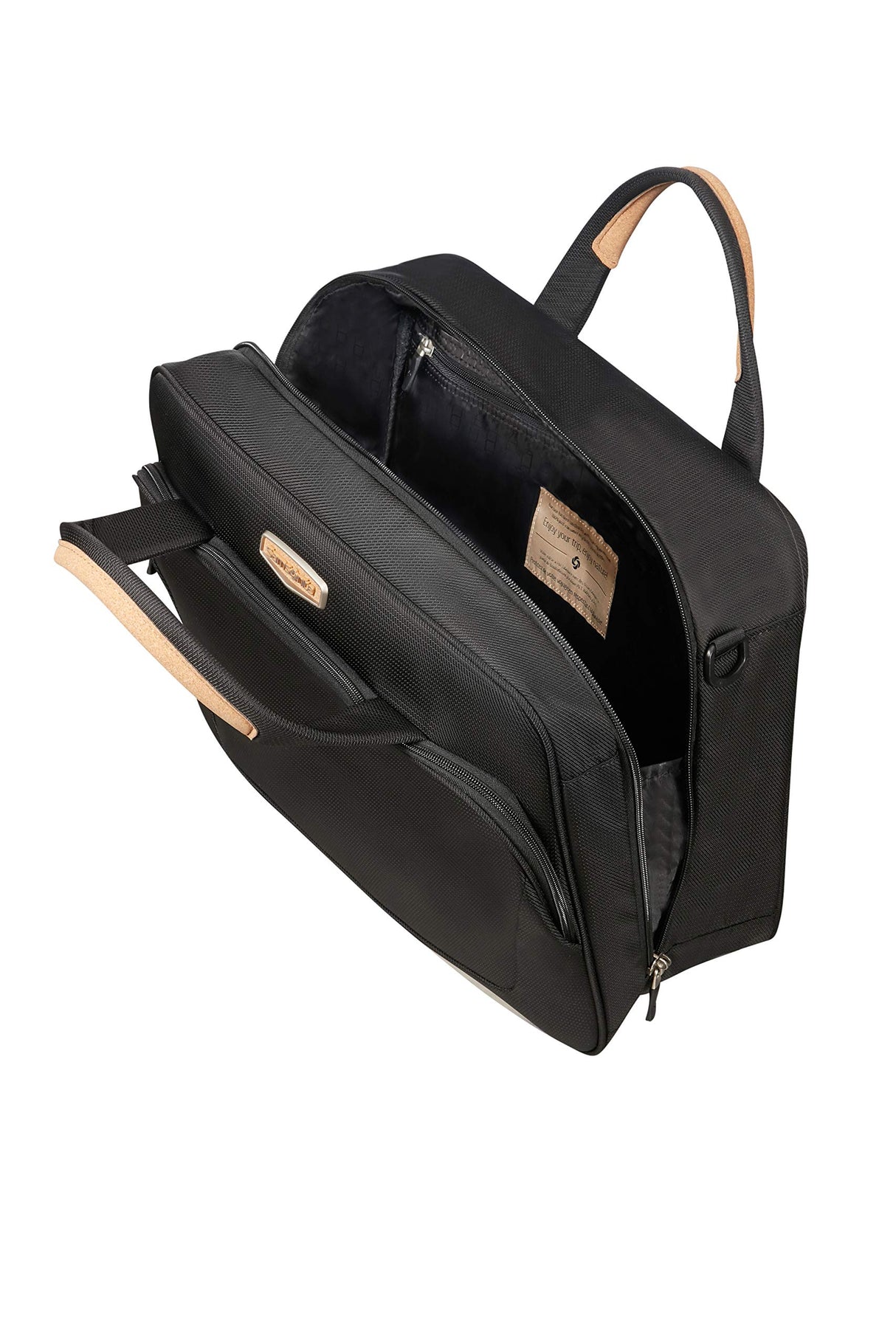 Samsonite Spark SNG Eco - Bolso de hombro, 44 cm, 25 L, negro (Eco Negro)