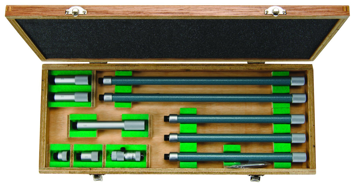 Mitutoyo Micrómetro interior tubular Vernier, tipo barra de extensión, cara con punta de carburo, métrico, 50-63mm, 1