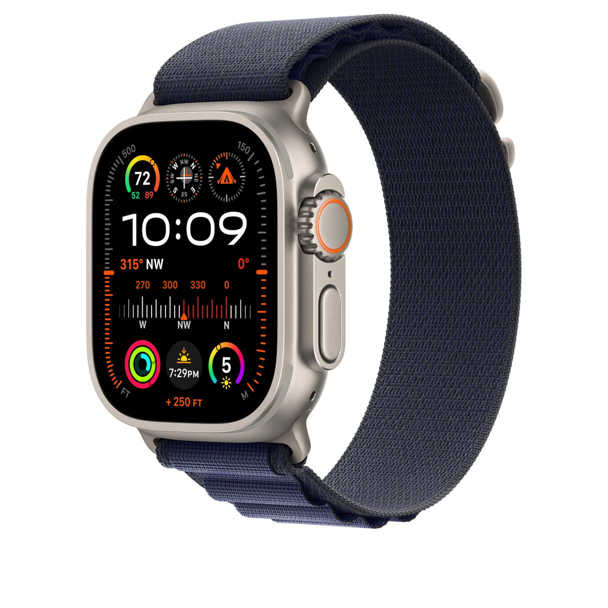 Apple Watch Band - Correa Loop Alpine - 49 mm - Azul marino - Talla L