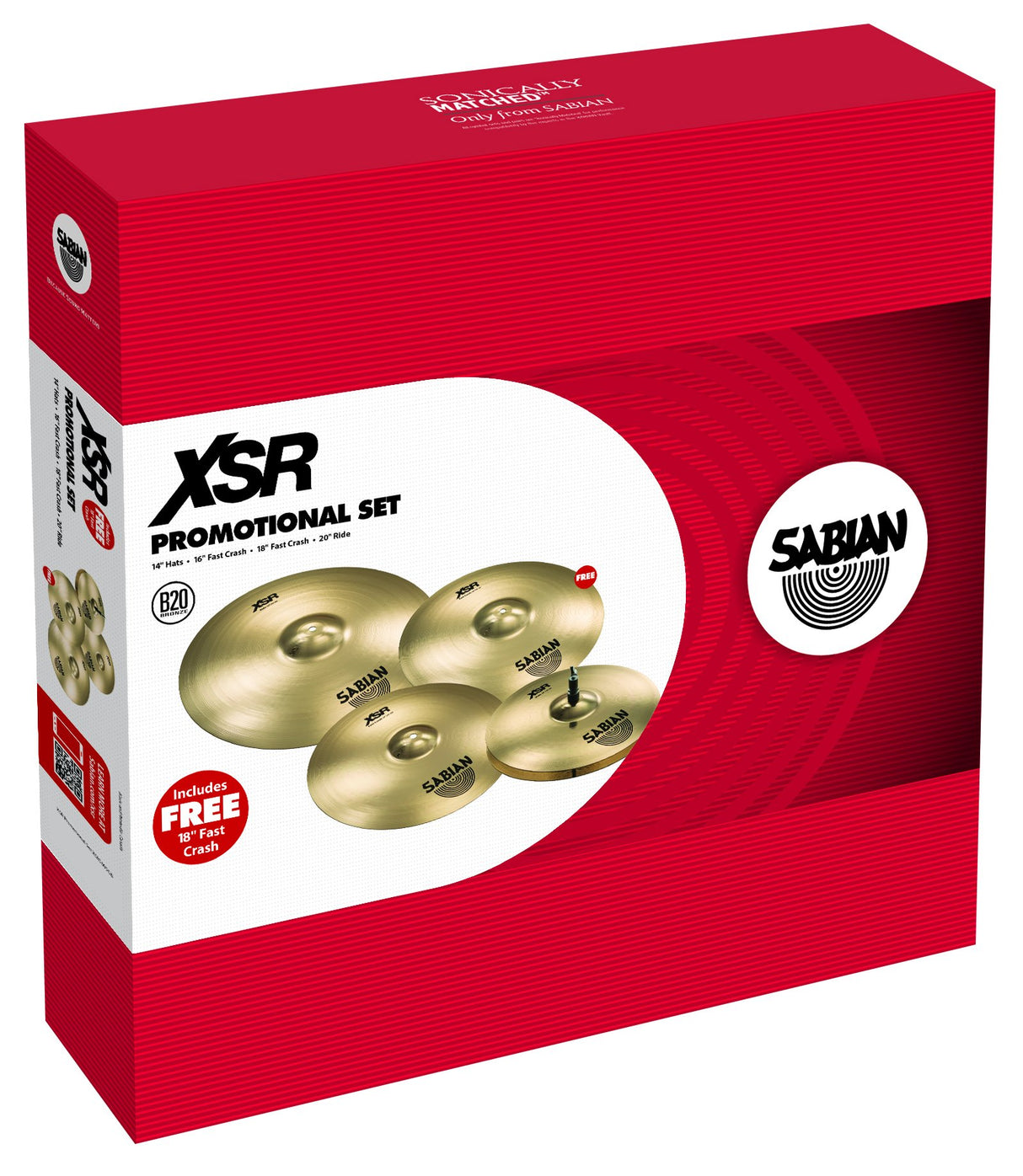 SABIAN - XSR Performance Set W/Free 18