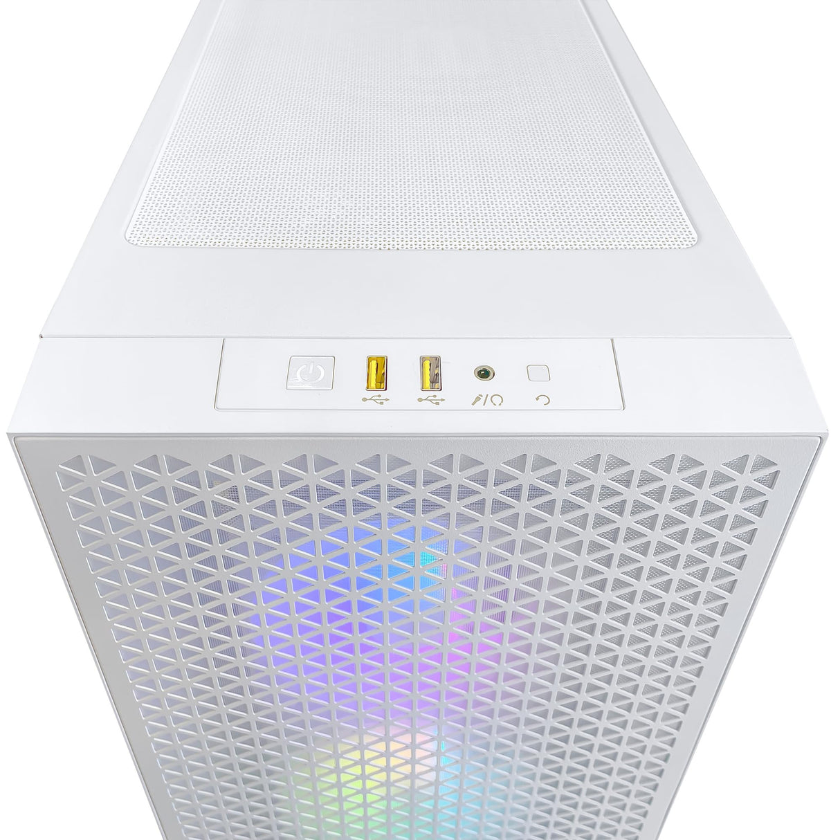 PC GAMNG - PC Gamer iCUE AMD 4060v2 White - AMD - Corsair 3000D RGB White - Tarjeta Mere ASUS Prime A520 II WiFi - Corsair Vengeance 2X8GB DDR4 3600 - SSD 1TB - Windows 11 Pro