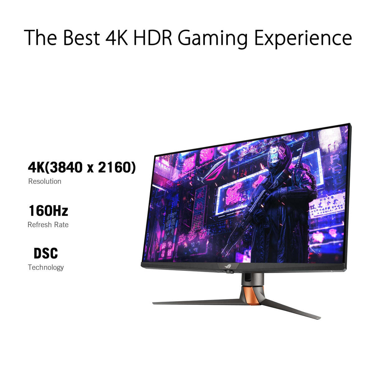 ASUS Monitor ROG Swift PG32UQXR 4K 32" (160Hz, tecnología Fast IPS, DisplayHDR 1000, 96% cobertura de color DCI-P3, mini LED, tecnología Quantum Dot, FreeSync Premium Pro, HDMI 2.1, DP 2.1)