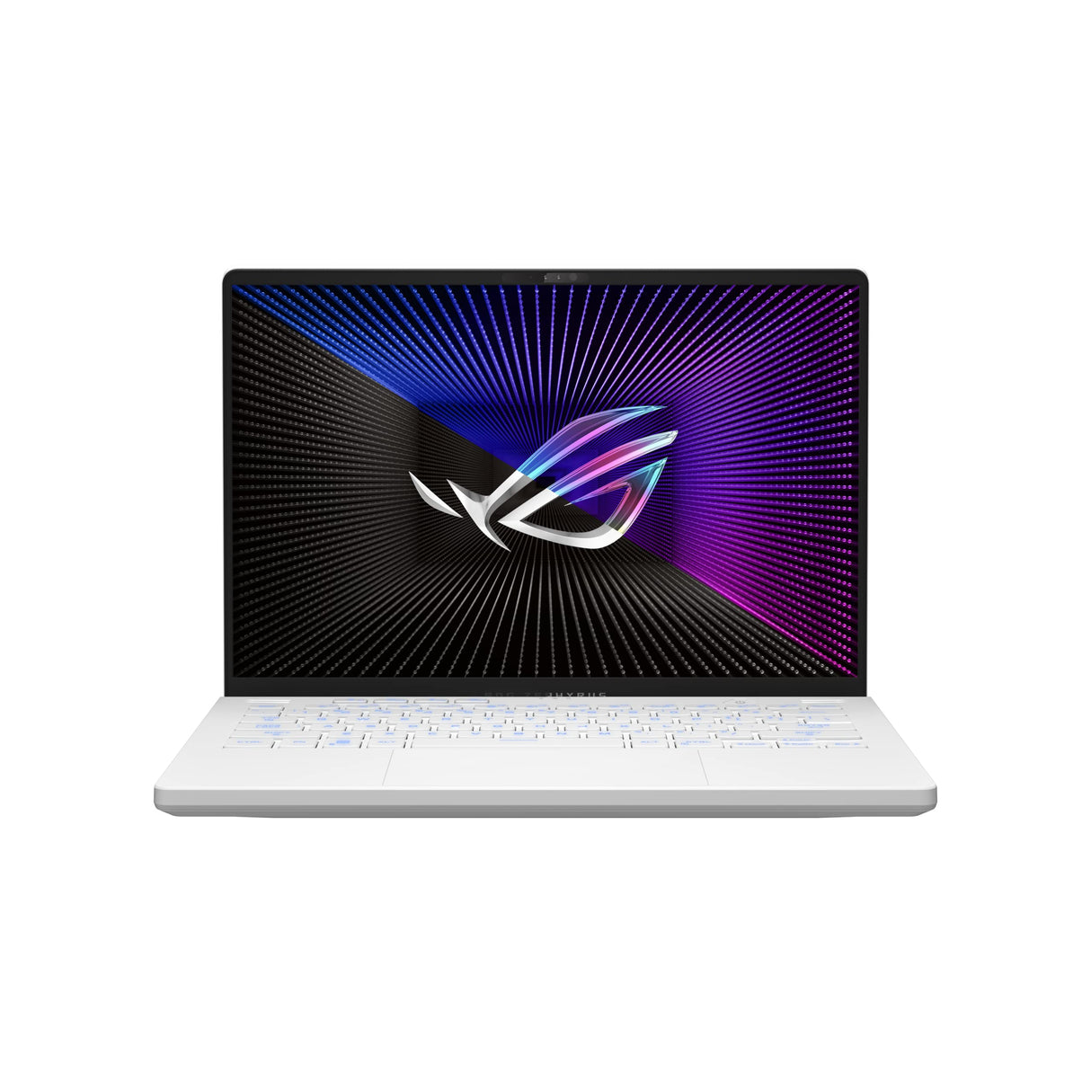 ASUS ROG Zephyrus G14 Laptop | 14" 2.5k WQXGA 165Hz/3ms 16:10 Display | AMD R9 7940HS | 32 GB RAM | 1TB SSD | NVIDIA RTX 4070 | Windows 11 | Teclado QWERTZ | Luna Light White Mini LED Verter sion