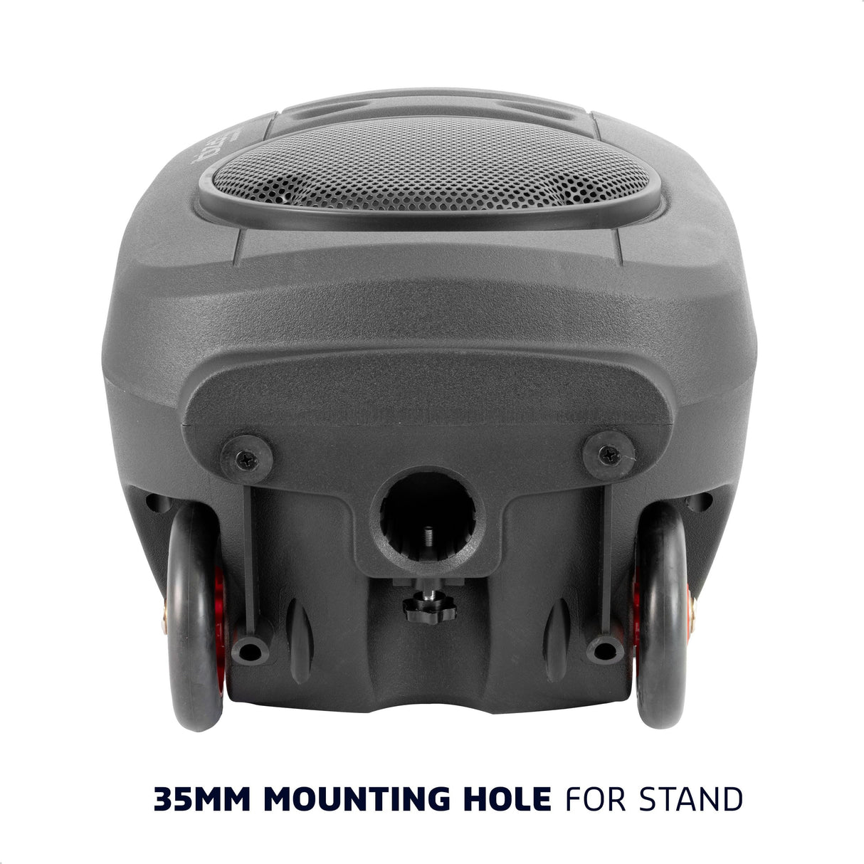 Ibiza - PORT8UHF-MKII-TWS - Altavoz portátil de 8"/400 W MAX con 1 micrófono con cable y 1 micrófono UHF, mando a distancia y maletín de transporte - Bluetooth, USB, SD y TWS - 6-8 horas de autonomía