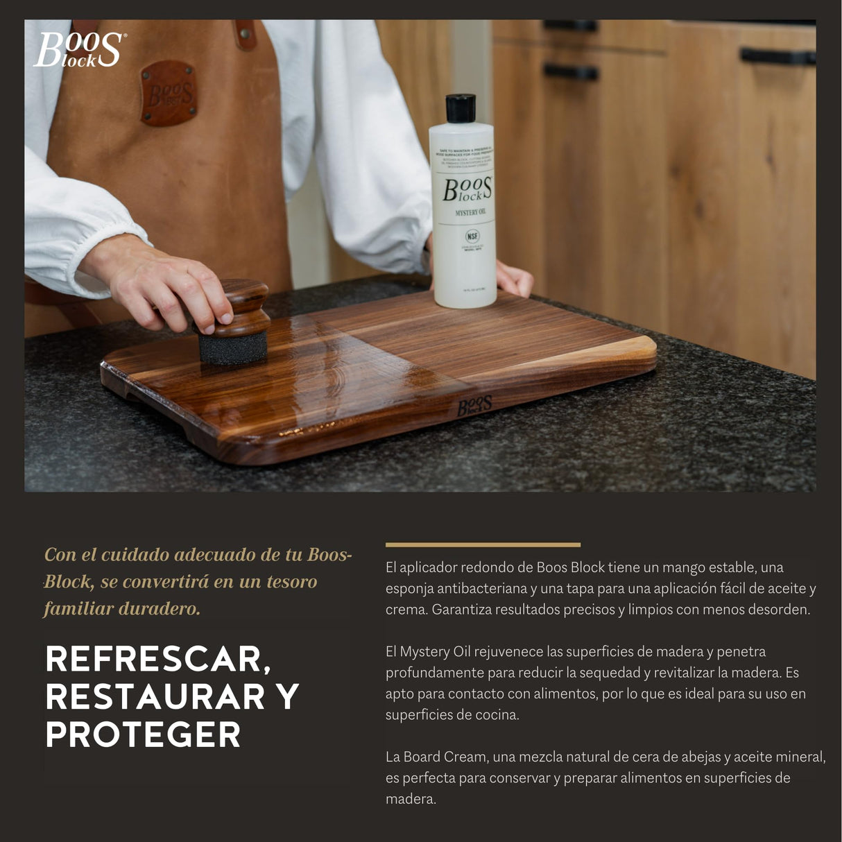 Boos Block Chop-N-Serve - Tabla de Servir - Tabla Cortar Cocina - Madera de Nogal Negro Americano - Reversible - 43 x 30,5 x 2,5